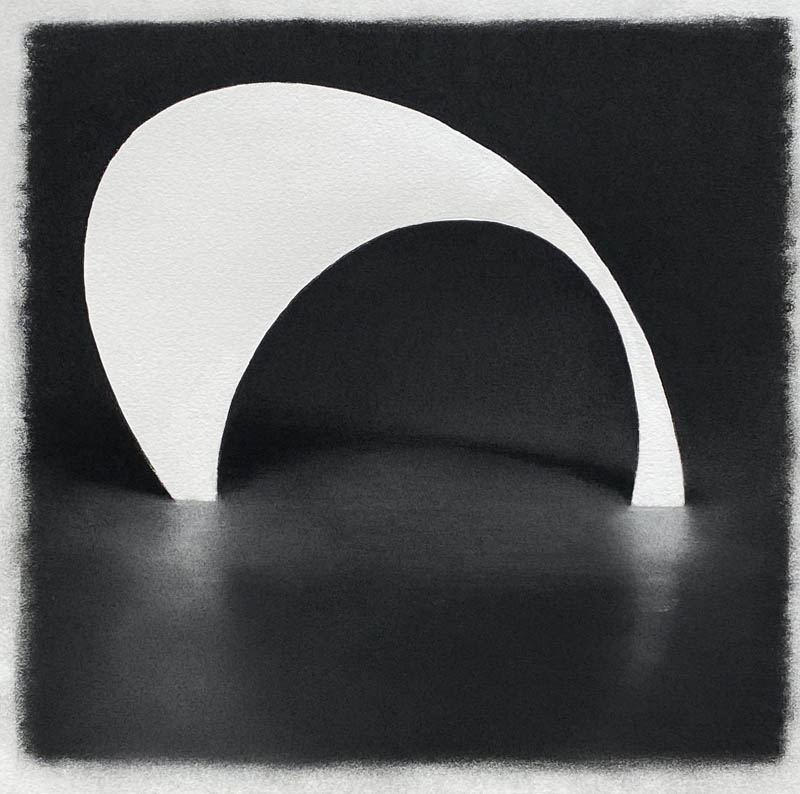 Michael DeLuca, Bridge, pastel on paper, 9 x 7 inches, 2020 | Working Artist Org. Michael DeLuca, Bridge, pastel on paper, 9 x 7 inches, 2020
