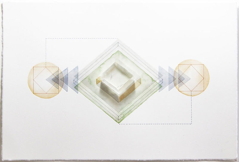 Yuria Okamura, Geometric Findings (Calcite) | Working Artist Org. Yuria Okamura, Geometric Findings (Calcite)
